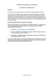 Consultation responses