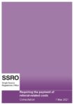 Requiring the payment of referral-related costs: Consultation