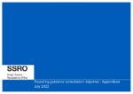 Response to reporting guidance consultation - Appendices