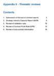 Appendix 6: Thematic reviews