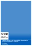 The 2020 review of the procurement framework for single source defence contracts
