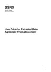 User Guide for Estimated Rates Agreement Pricing Statement (1)