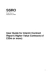 User Guide for Interim Contract Report, Higher Value  (1)
