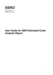 User Guide for QBU Estimated Costs Analysis Report (1)