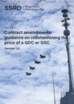 Contract amendments guidance on redetermining the price of a QDC or QSC V1